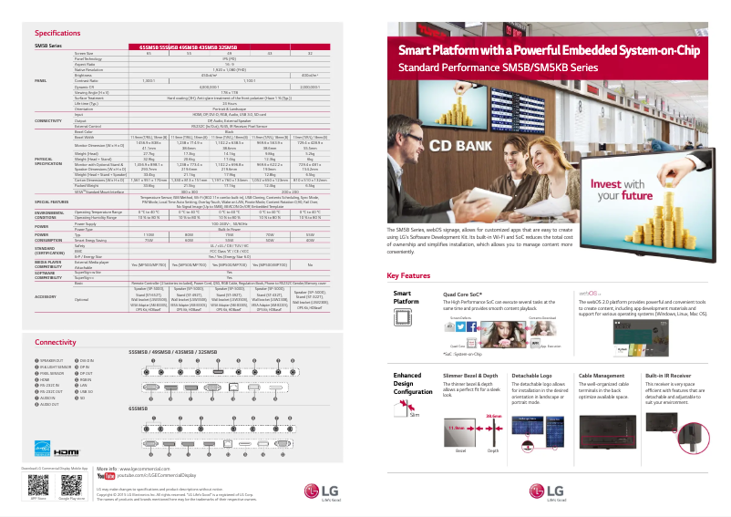 Imagen de la primera página del manual del dispositivo 55SM5B
