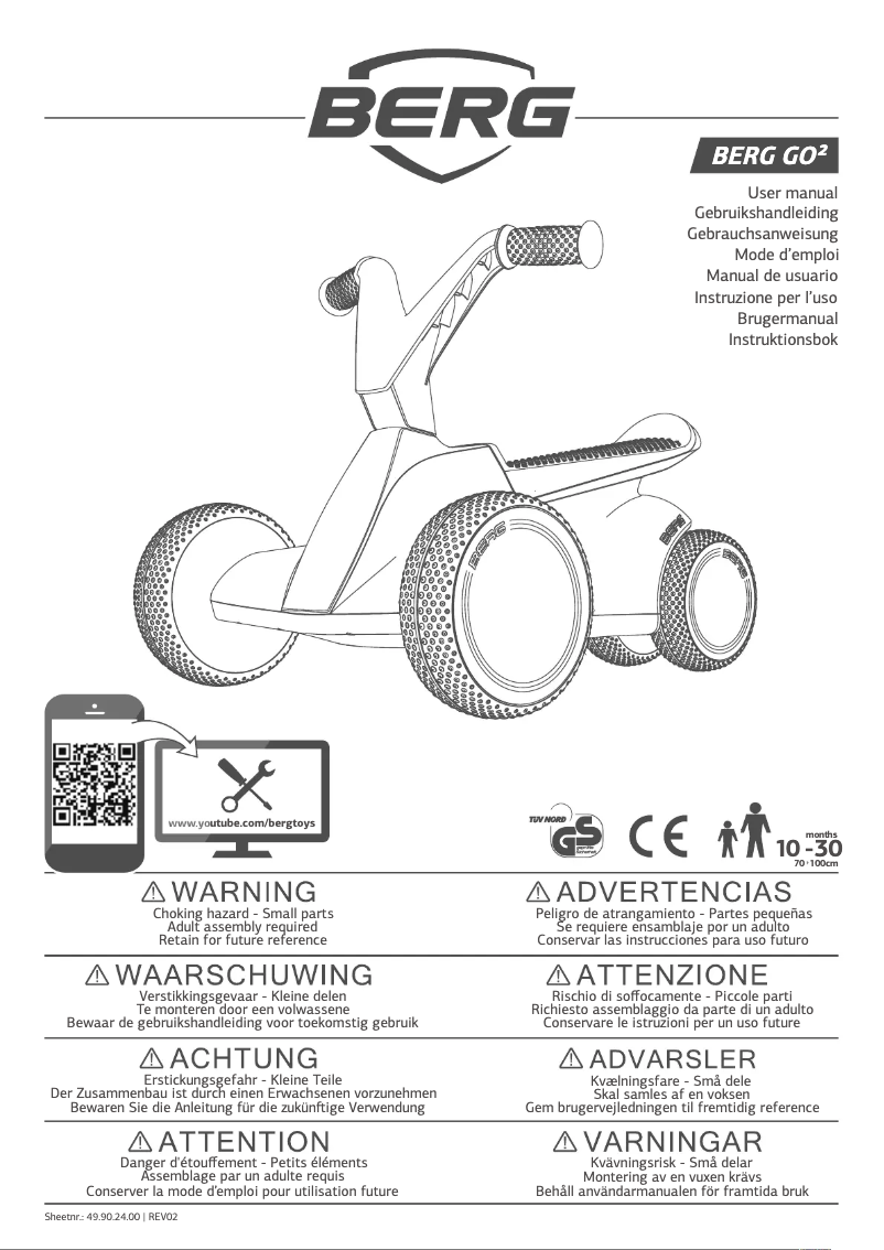 Imagen de la primera página del manual del dispositivo GO²
