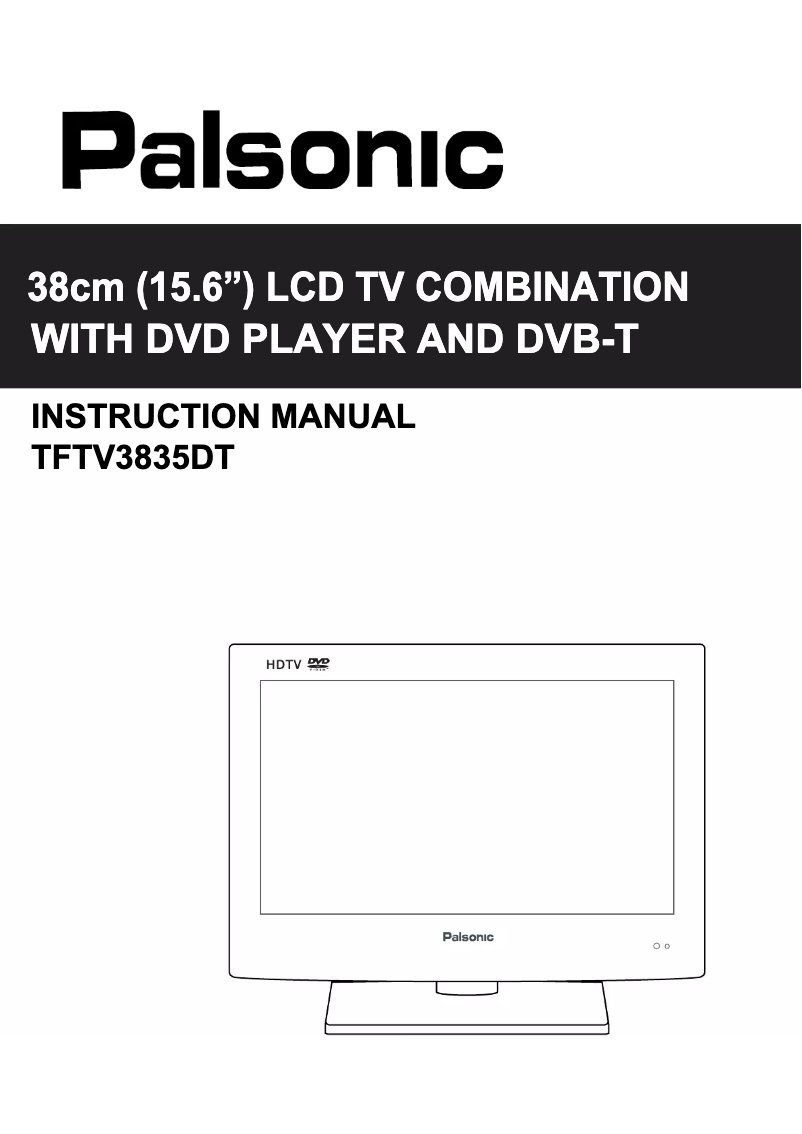 Imagen de la primera página del manual del dispositivo TFTV3835DT