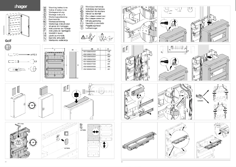Imagen de la primera página del manual del dispositivo VS112PT