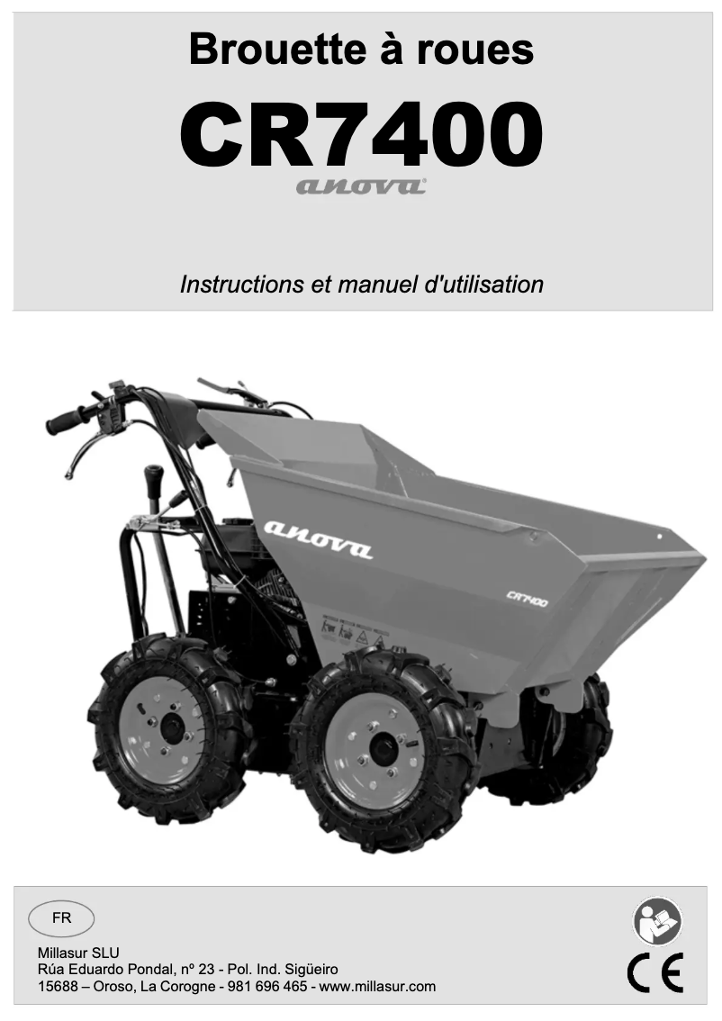 Imagen de la primera página del manual del dispositivo CR7400