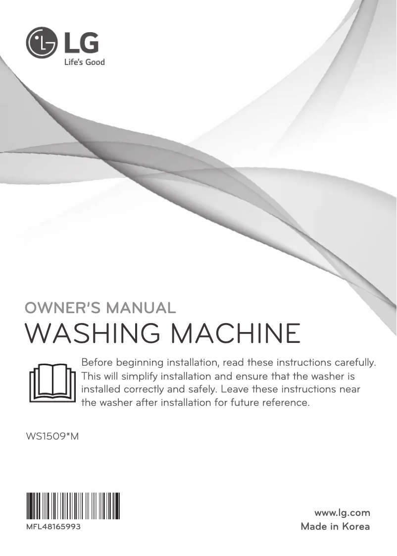 Imagen de la primera página del manual del dispositivo WS1509XM