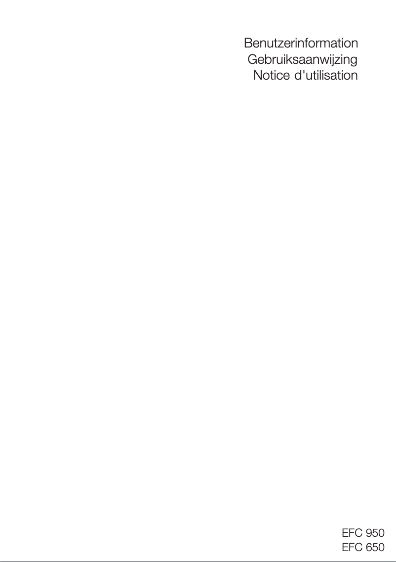 Imagen de la primera página del manual del dispositivo EFC950X