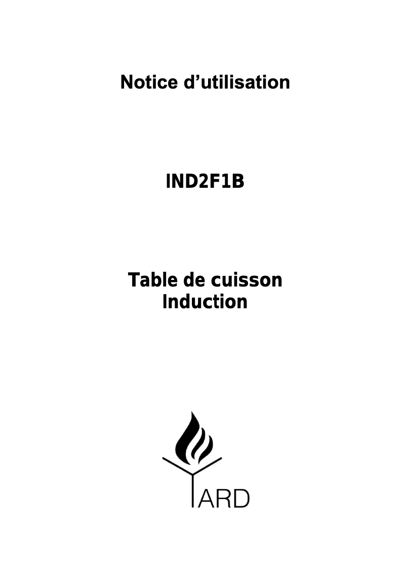 Imagen de la primera página del manual del dispositivo IND2F1B