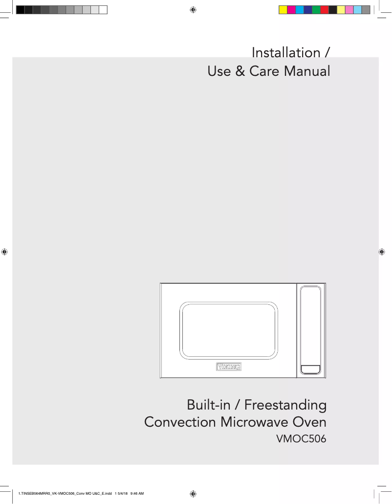 Imagen de la primera página del manual del dispositivo VMOC506SS