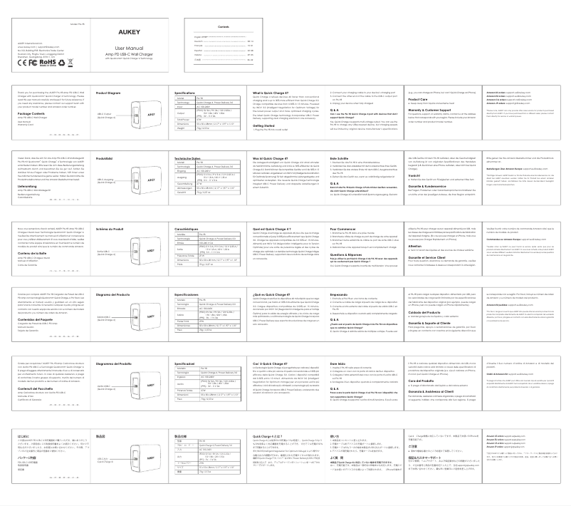 Imagen de la primera página del manual del dispositivo LT-T9