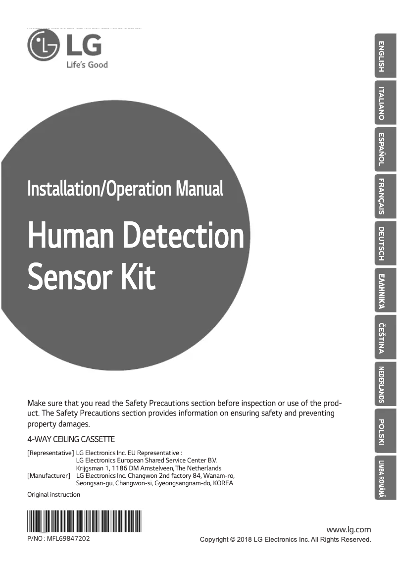 Página 1 del manual Manual de usuario LG PTVSMA0