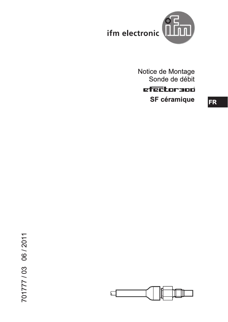 Imagen de la primera página del manual del dispositivo SF3405