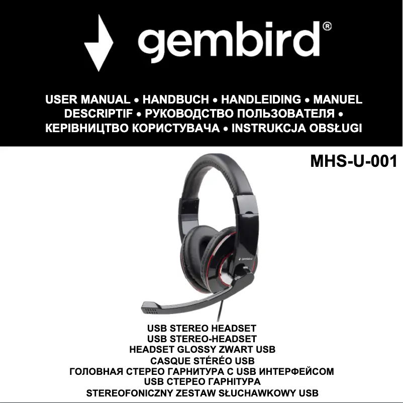 Imagen de la primera página del manual del dispositivo MHS-U-001