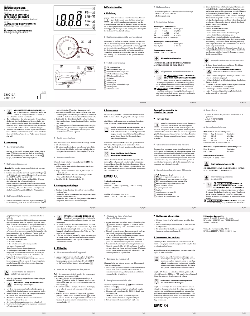 Página 1 del manual Manual de usuario Ultimate Speed Z30013B