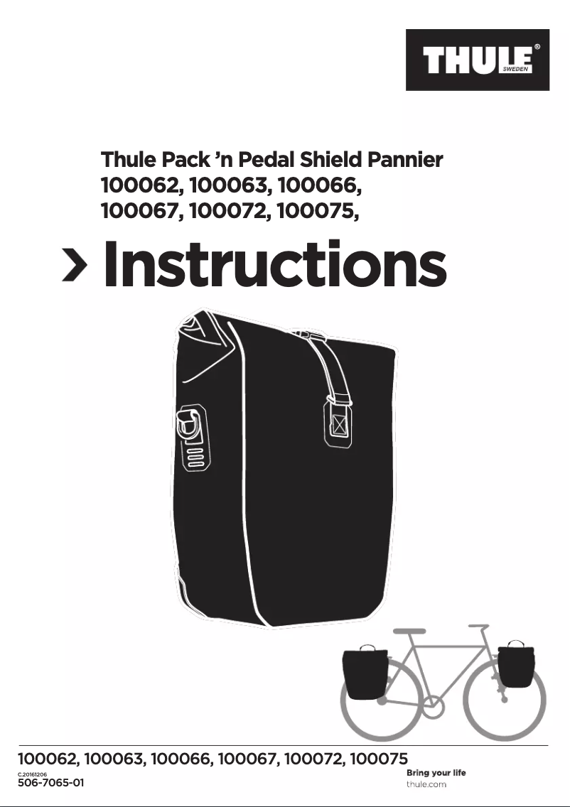 Imagen de la primera página del manual del dispositivo Pack 'n Pedal Small