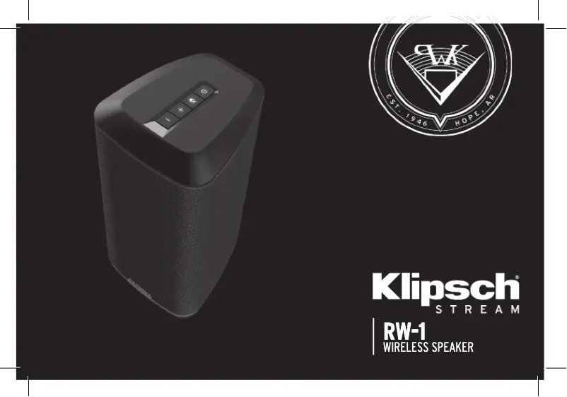 Página 1 del manual Manual de usuario Klipsch Stream RW-1