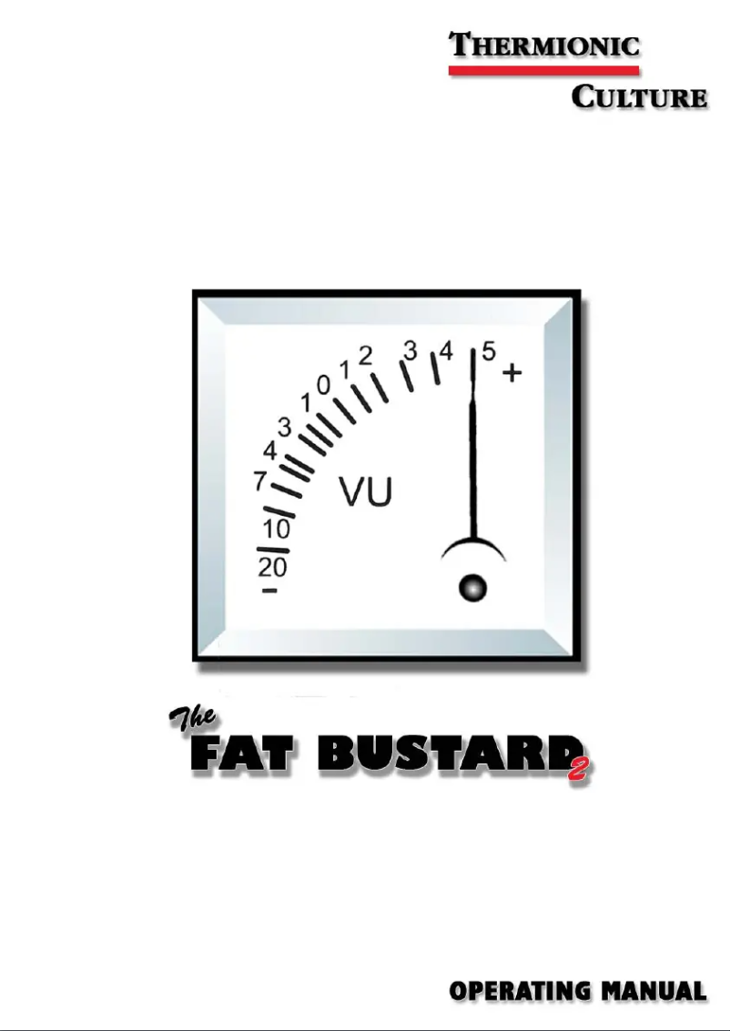 Imagen de la primera página del manual del dispositivo The Fat Bustard