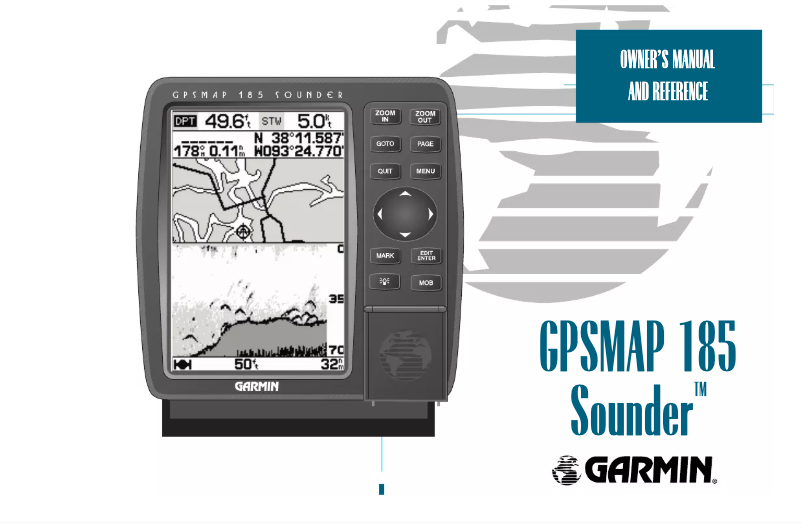 Página 1 del manual Manual de usuario Garmin GPSMAP 185