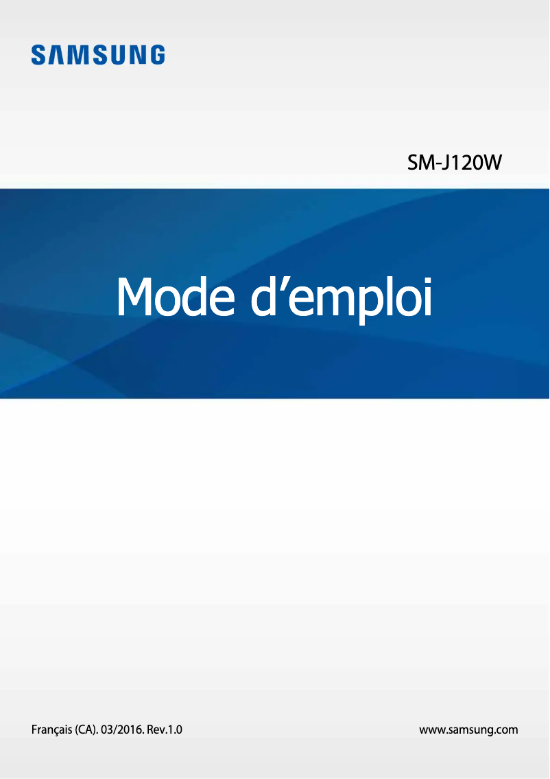 Página 1 del manual Manual de usuario Samsung Galaxy J1