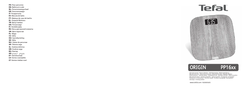 Imagen de la primera página del manual del dispositivo Orgin PP1600