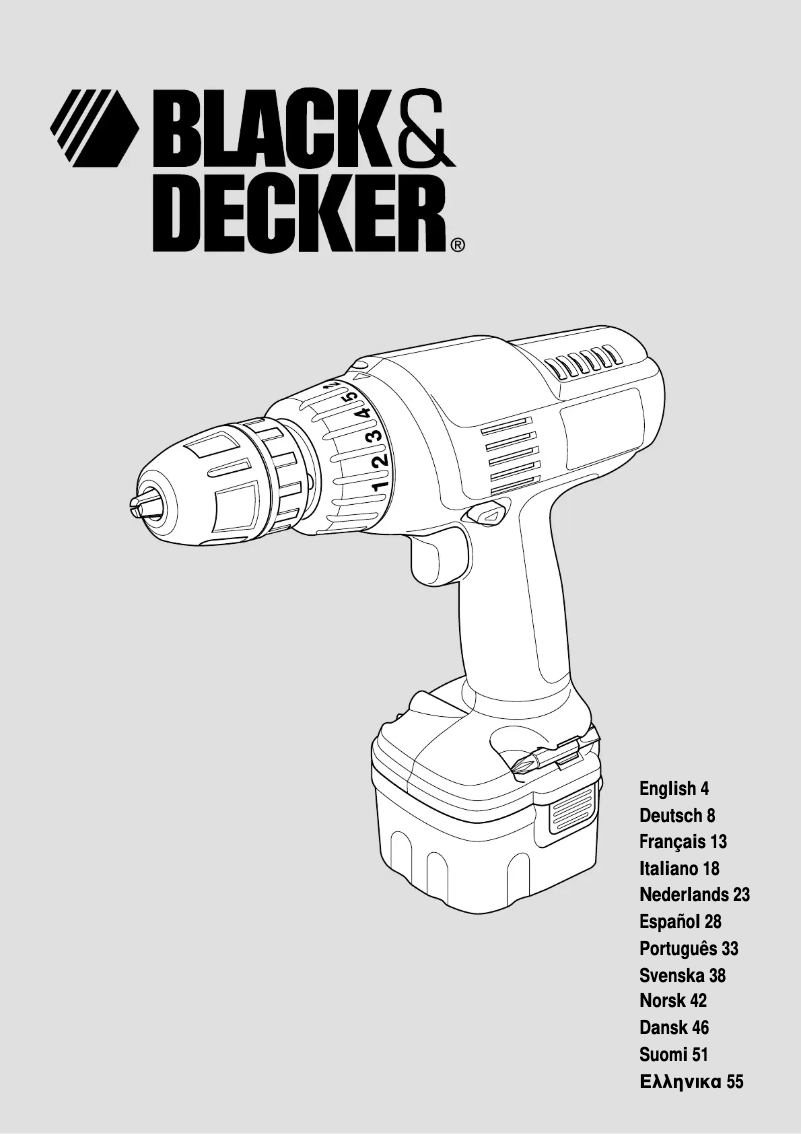 Página 1 del manual Manual de usuario Black & Decker KC14XC