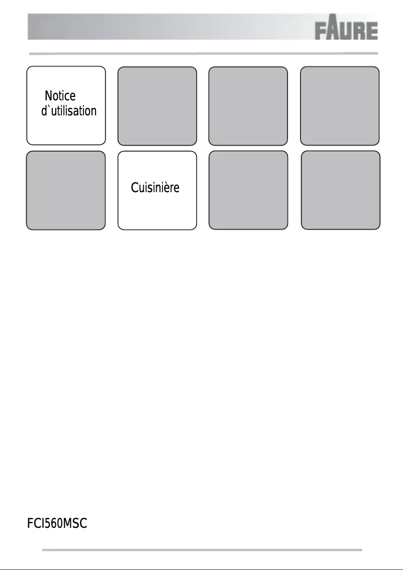 Página nº 1 - Manual de usuario Faure FCI560MSC
