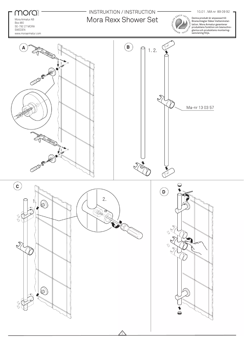 Página 1 del manual Manual de usuario Mora Rexx S6