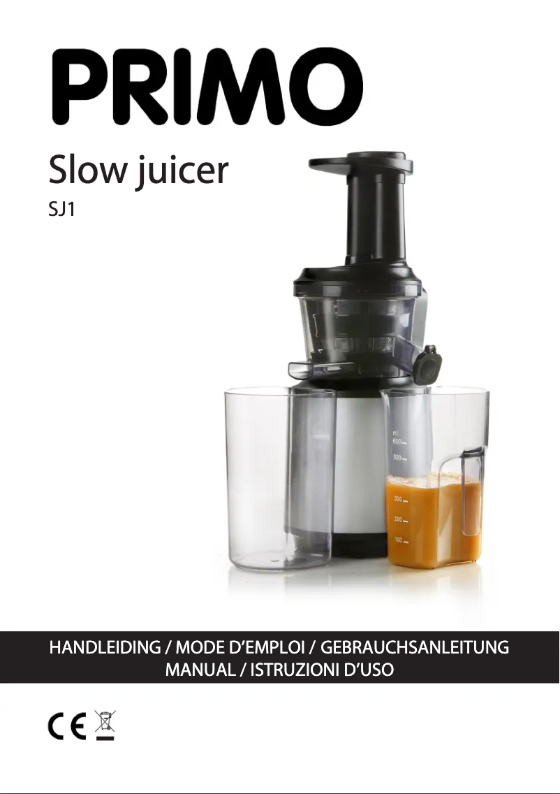 Imagen de la primera página del manual del dispositivo SJ1