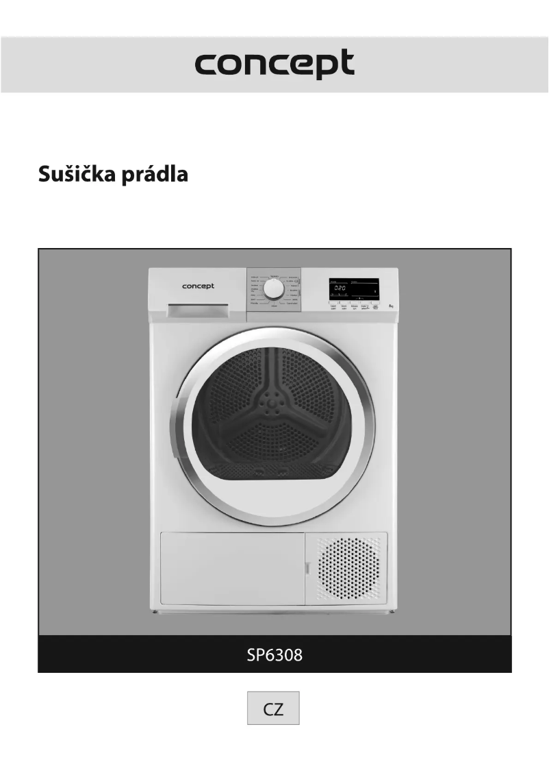 Página 1 del manual Manual de usuario Concept SP6308