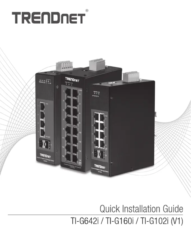 Imagen de la primera página del manual del dispositivo TI-G642i