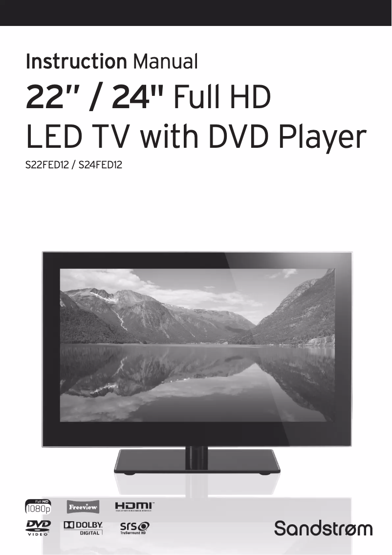 Imagen de la primera página del manual del dispositivo S22FED12