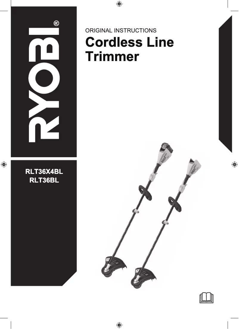 Página 1 del manual Manual de usuario RYOBI RLT36X4BL