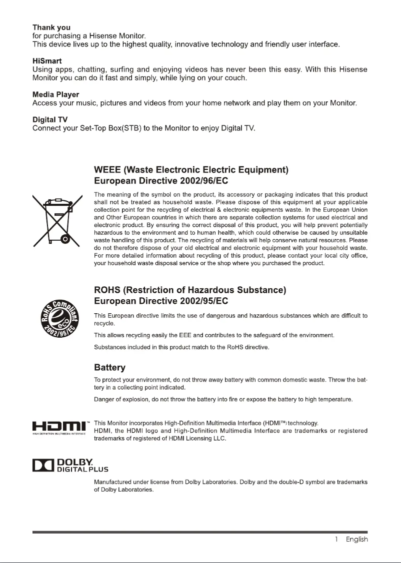 Imagen de la primera página del manual del dispositivo LTDN85XT910M3D