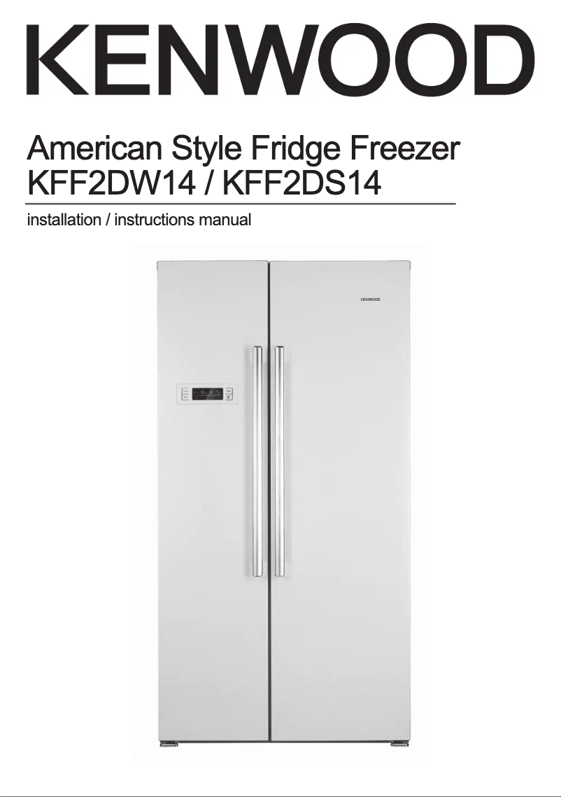 Imagen de la primera página del manual del dispositivo KFF2DW14