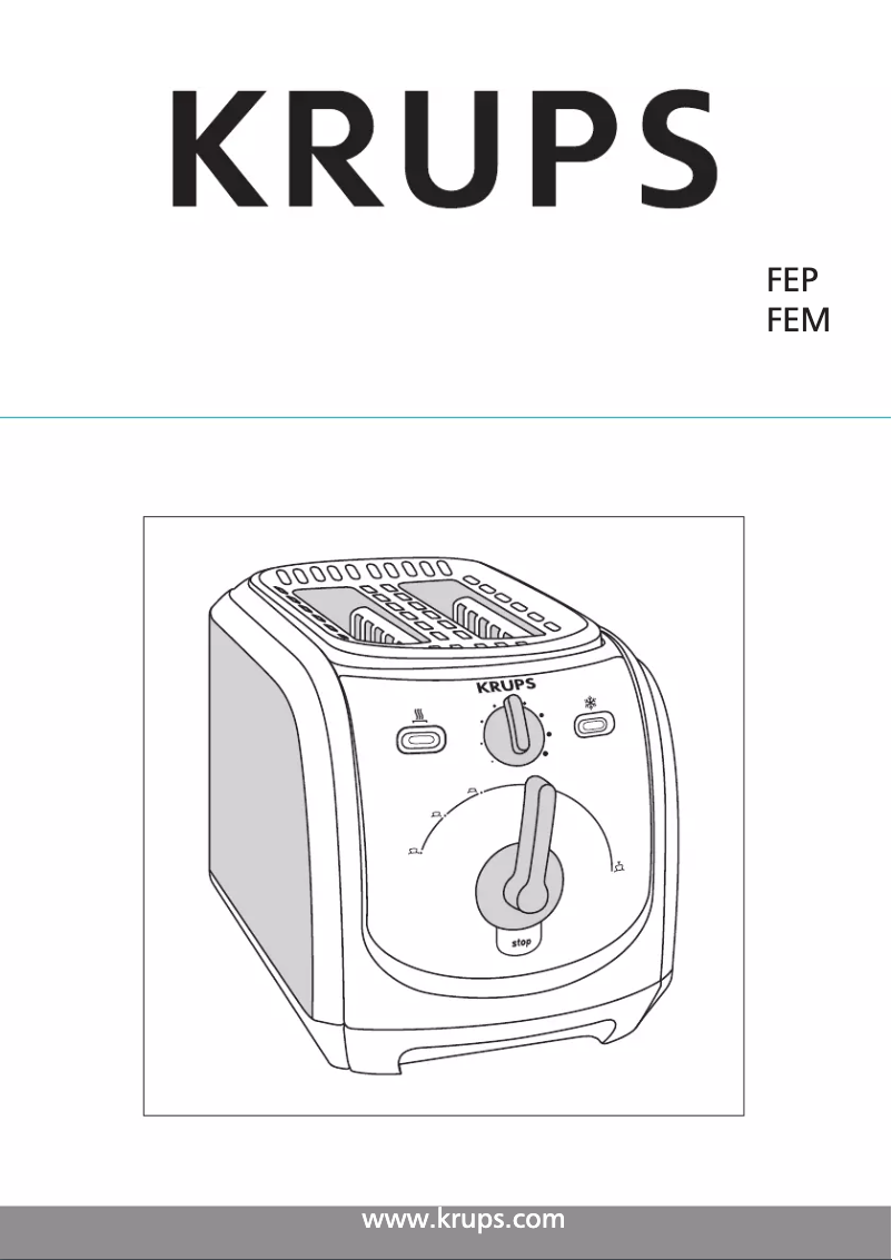 Página 1 del manual Manual de usuario Krups FEM2