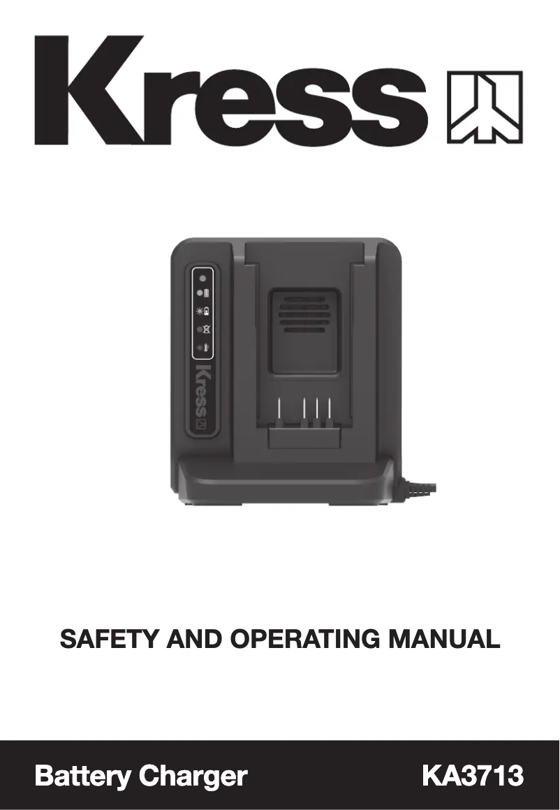 Página nº 1 - Manual de usuario Kress KA3713