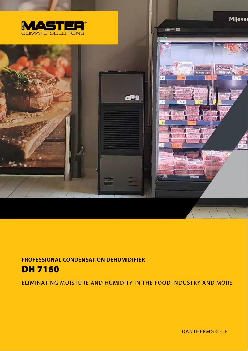 Imagen de la primera página del manual del dispositivo DH 7160