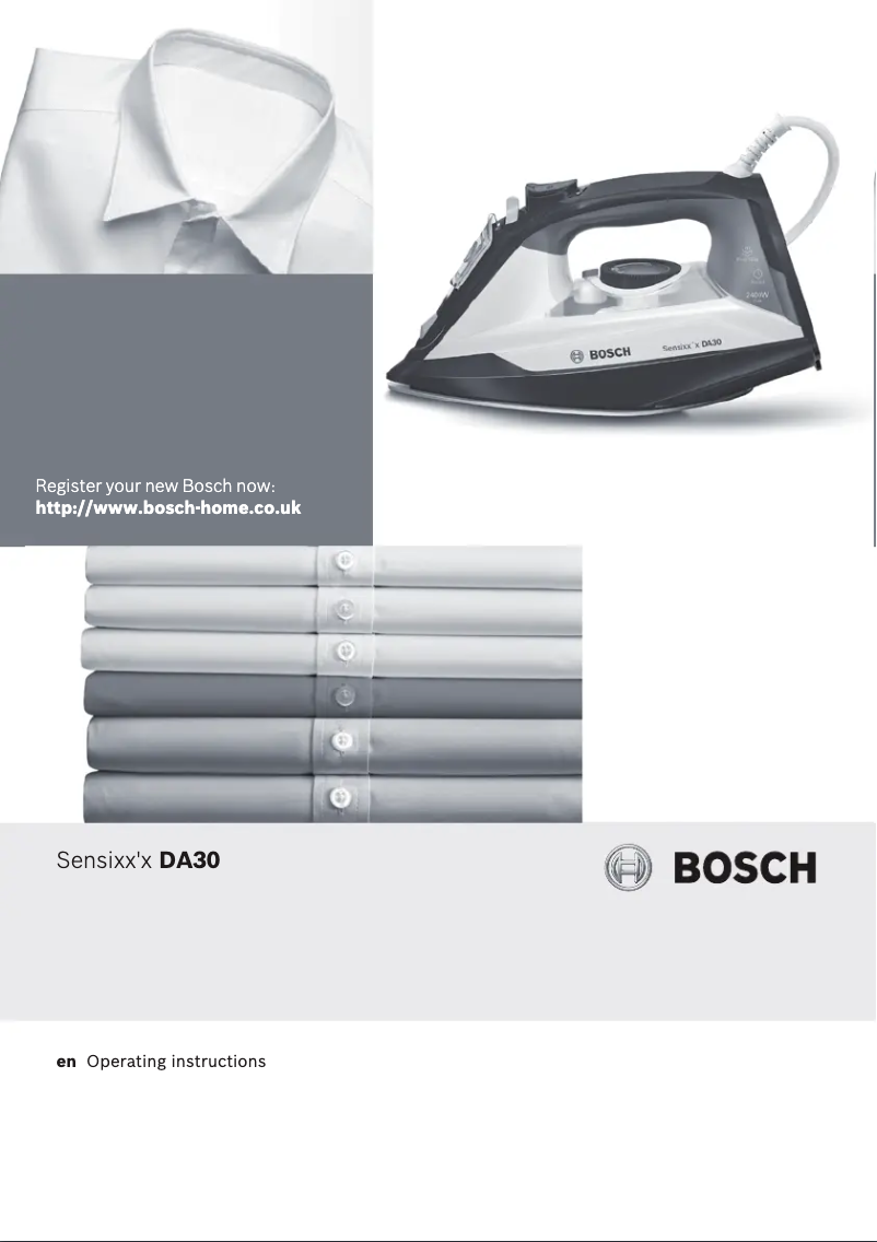Página 1 del manual Manual de usuario Bosch Sensixx'x DA30 TDA3018