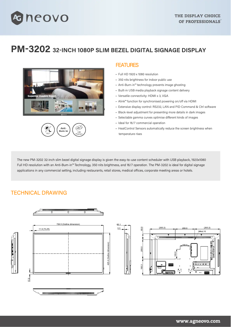 Imagen de la primera página del manual del dispositivo PM-3202