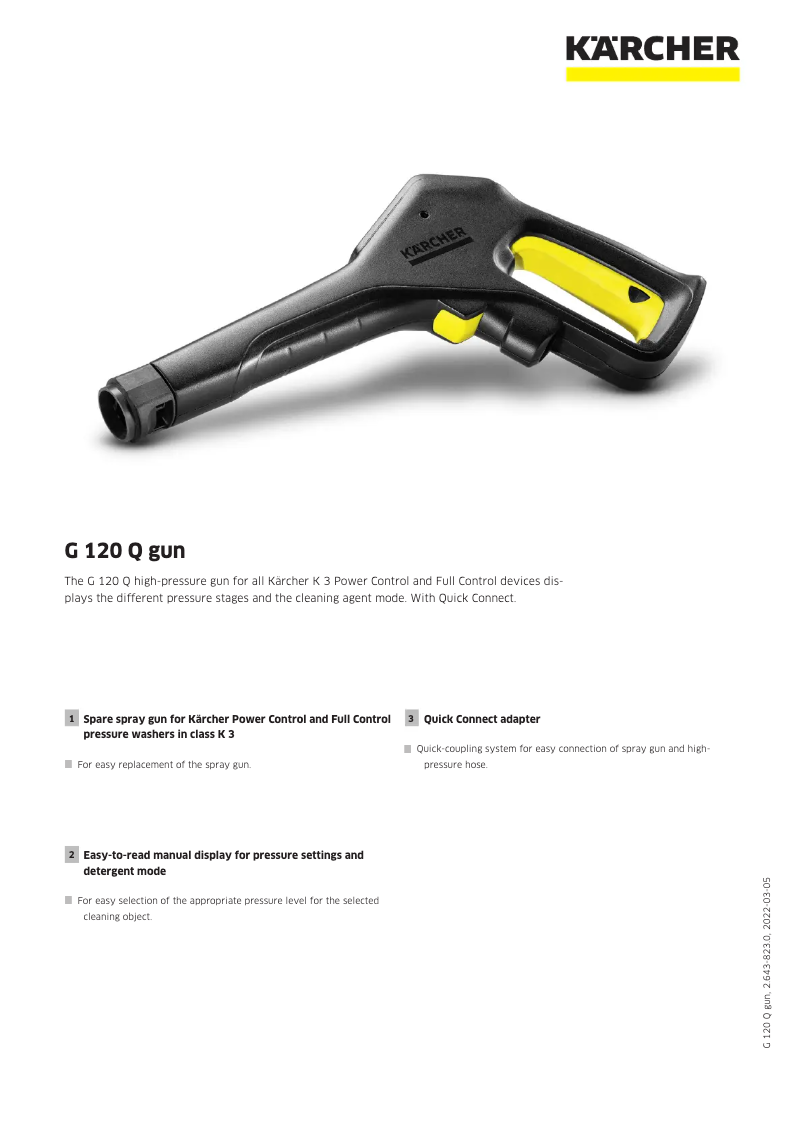 Imagen de la primera página del manual del dispositivo G 120 Q