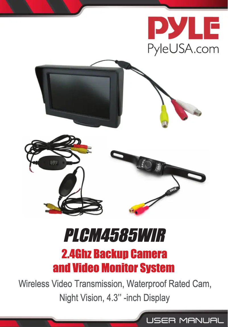 Página nº 1 - Manual de usuario Pyle PLCM4585WIR