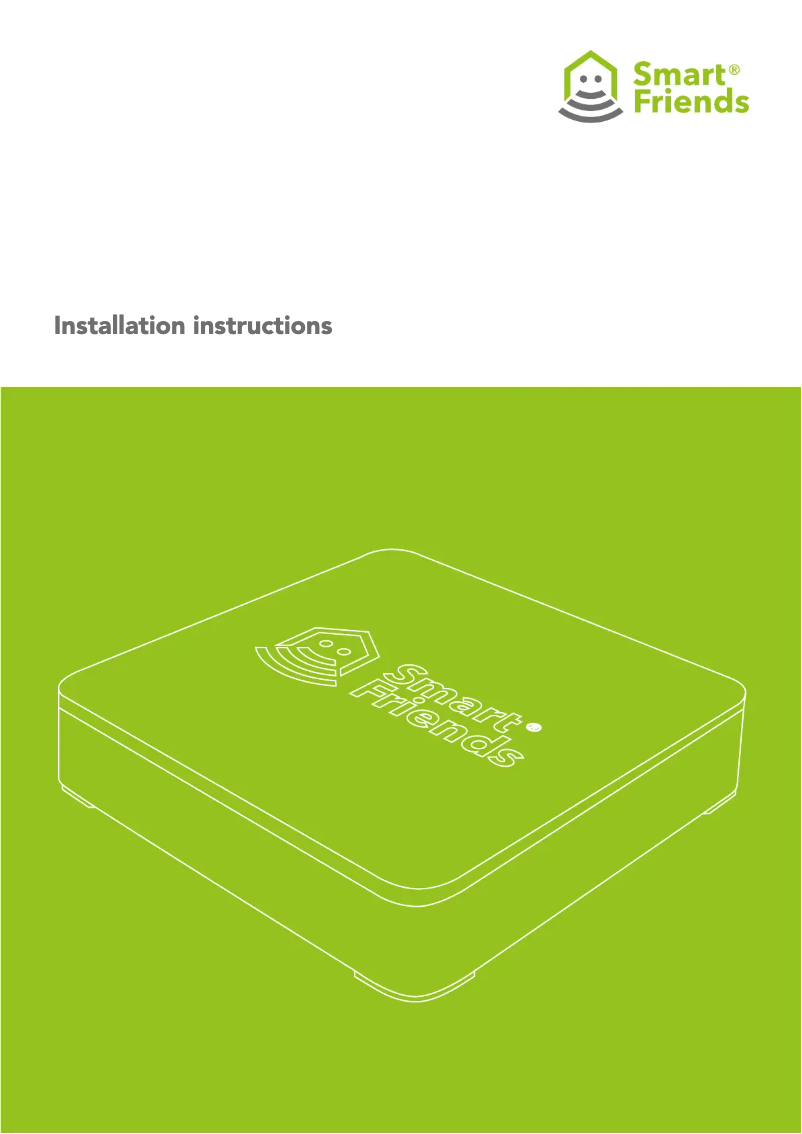 Imagen de la primera página del manual del dispositivo SmartHome