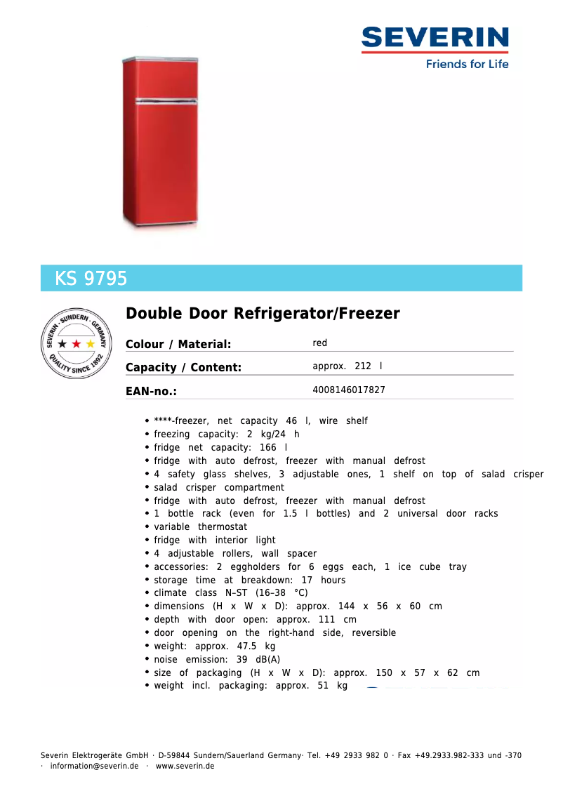 Imagen de la primera página del manual del dispositivo KS 9795