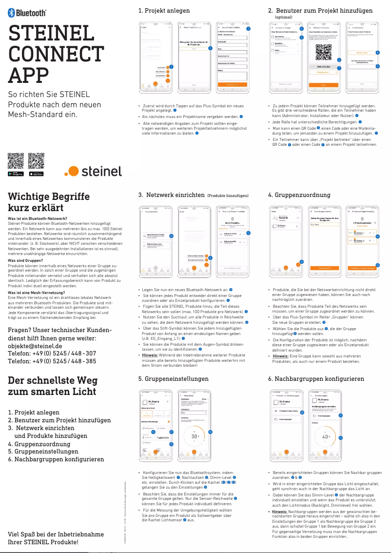 Página 1 del manual Guía de inicio rápido Steinel L 42 SC