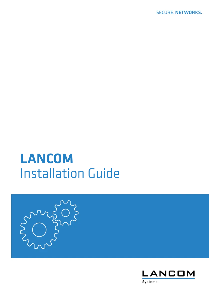 Página 1 del manual Manual de usuario Lancom 1781VA-4G