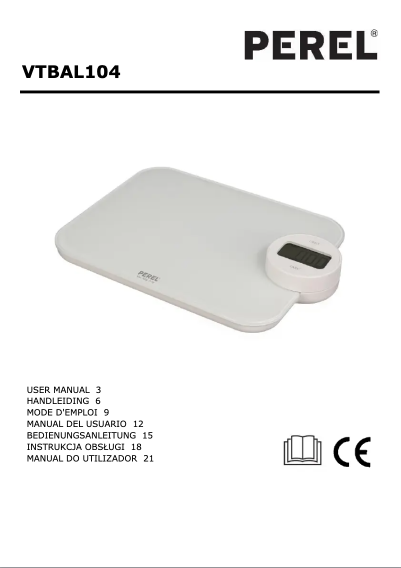 Imagen de la primera página del manual del dispositivo VTBAL104