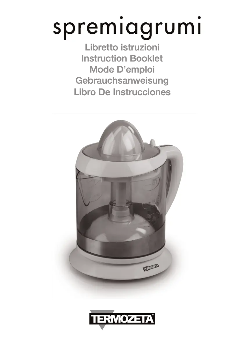 Página 1 del manual Manual de usuario Termozeta 76008