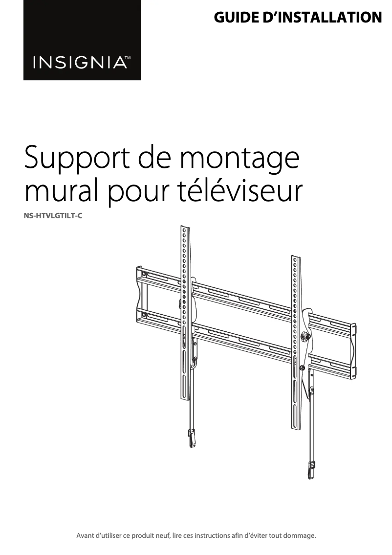 Imagen de la primera página del manual del dispositivo NS-HTVLGTILT-C