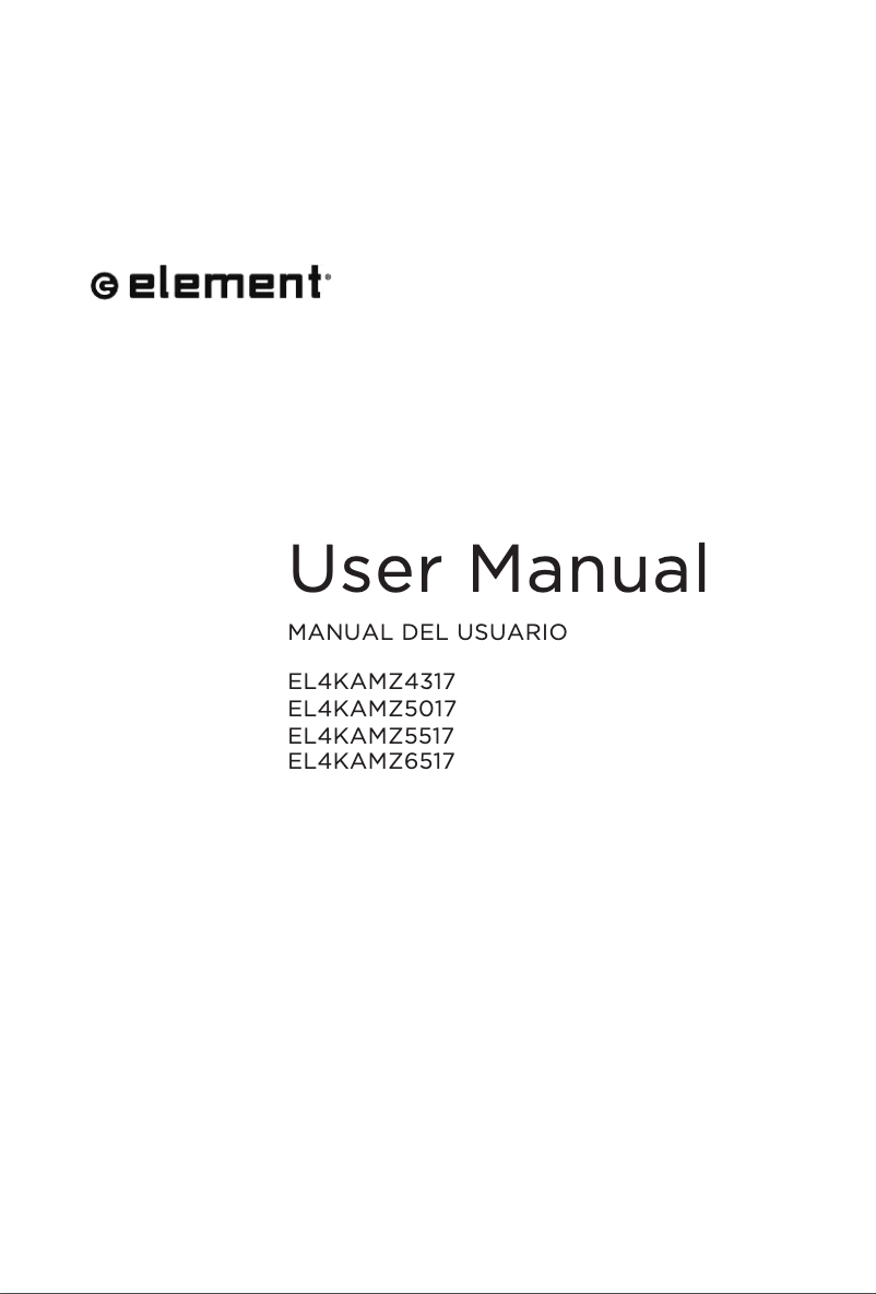 Página 1 del manual Manual de usuario Element EL4KAMZ5017
