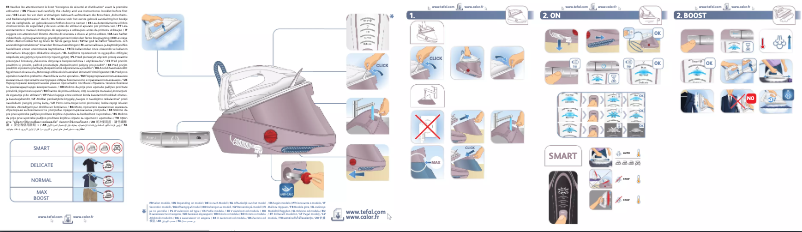 Página 1 del manual Manual de usuario Tefal Pro Express Vision GV9820