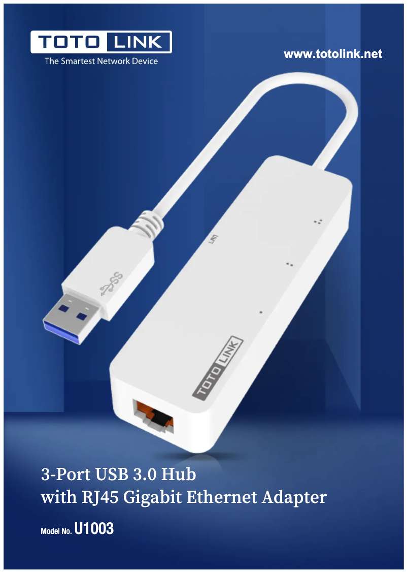 Página 1 del manual Ficha técnica Totolink U1003