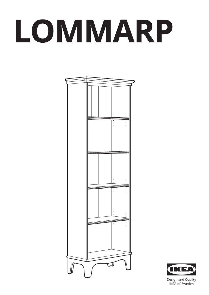 Página 1 del manual Manual de usuario Ikea LOMMARP 404.154.65