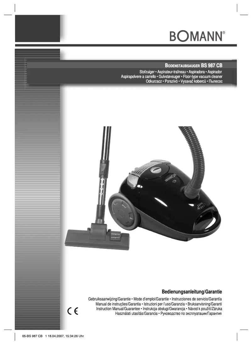 Página 1 del manual Manual de usuario Bomann BS 987 CB