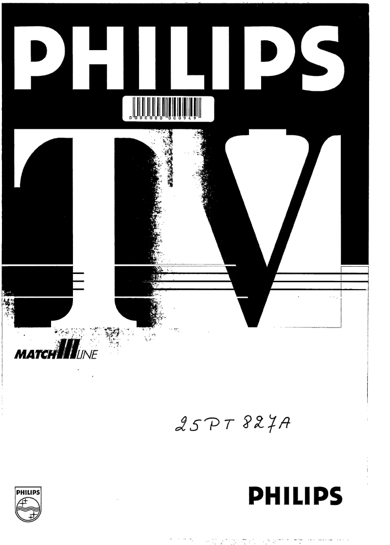 Imagen de la primera página del manual del dispositivo 25PT827A